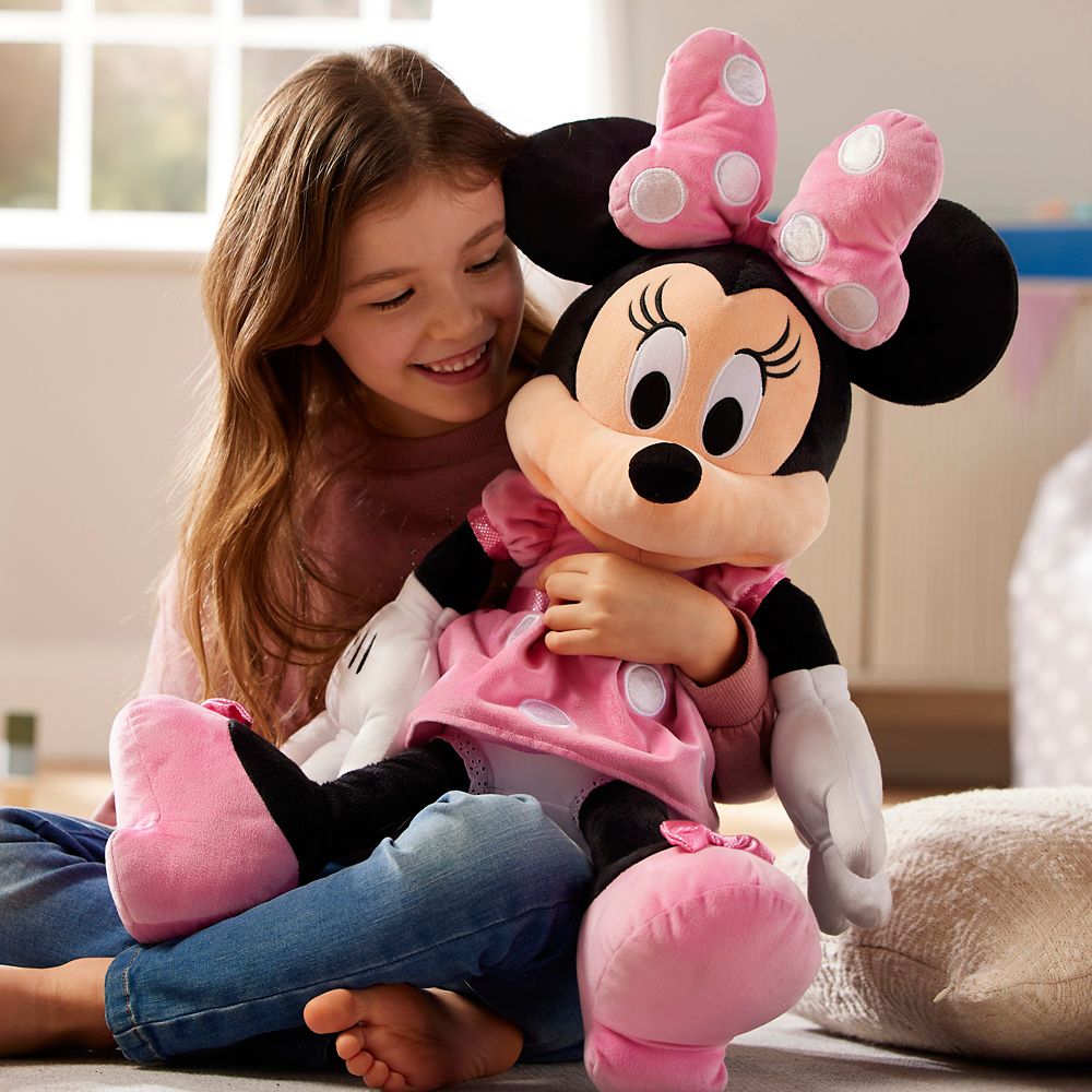 Disney Minnie Mouse Plush – Pink – Large 21 1/4''