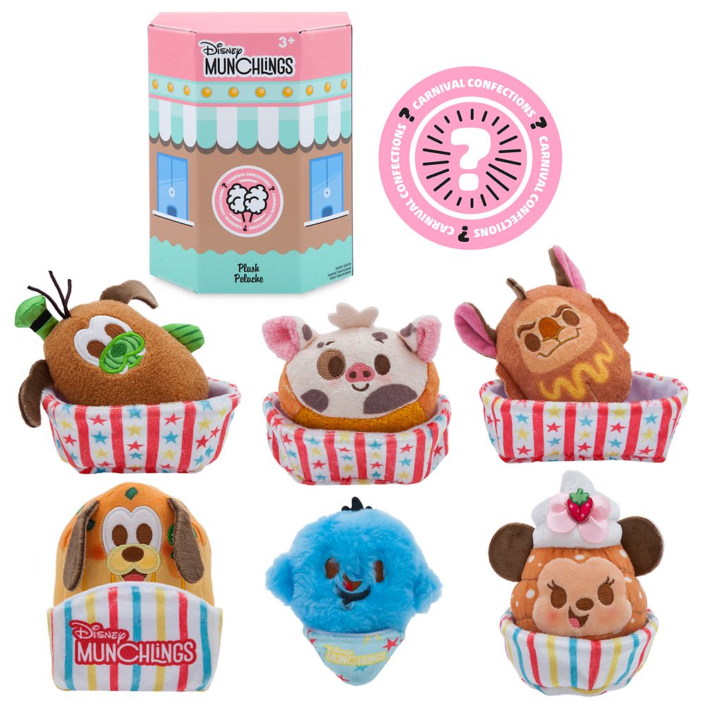 Disney Munchlings Mystery Plush – Carnival Confections – Micro 4 3/4''