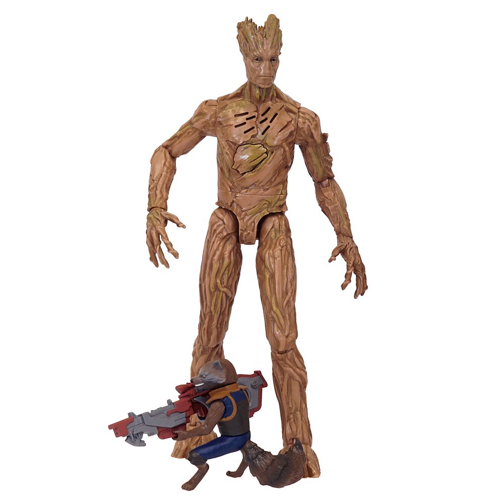 Disney Groot & Rocket Talking Action Figure Set – Guardians Of The Galaxy Vol. 3