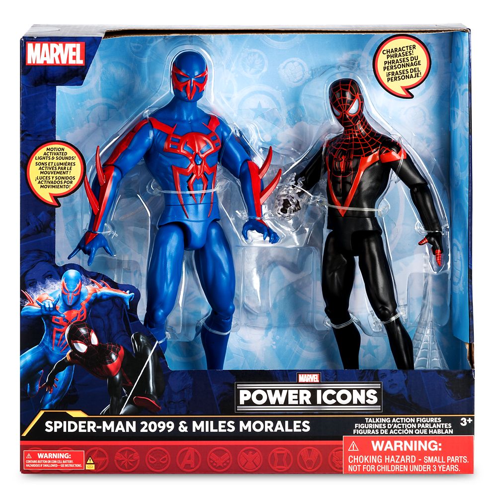 Disney Spider-Man 2099 And Miles Morales Talking Action Figure Set