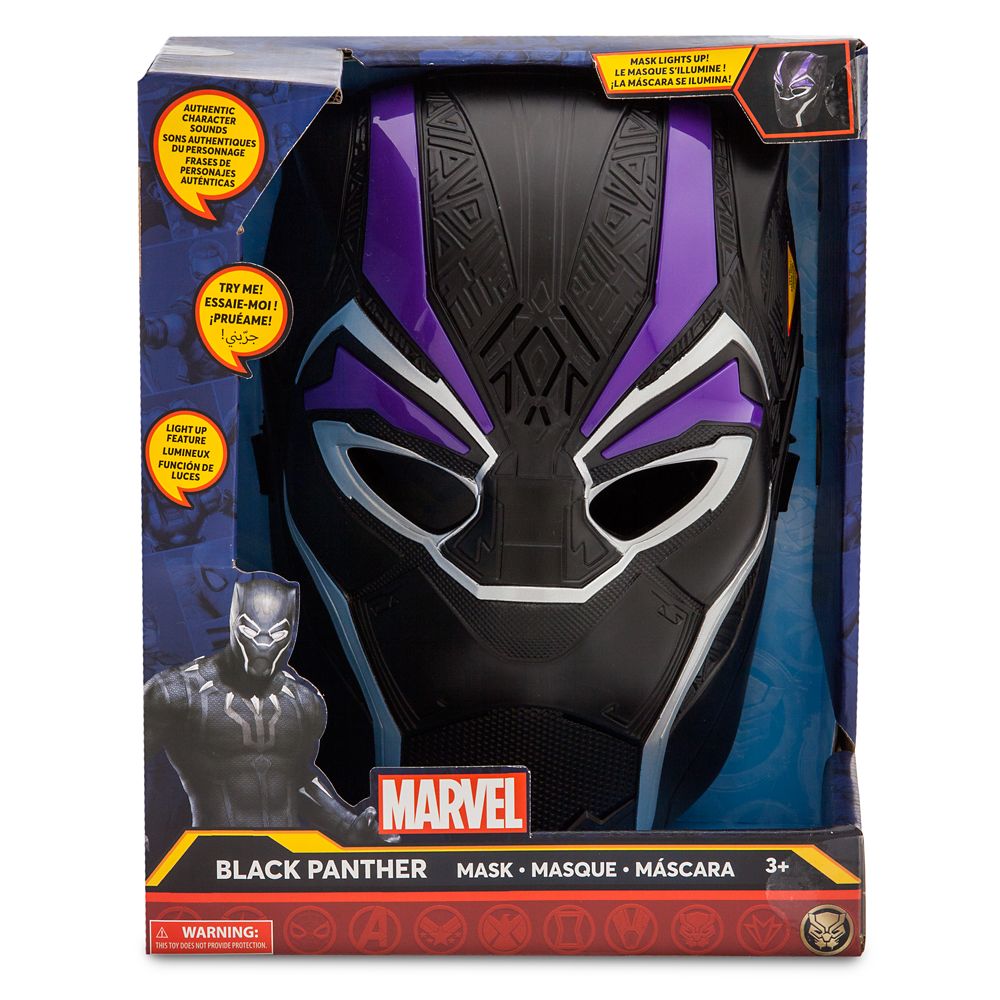 Disney Black Panther Light-Up Mask With Sound For Kids