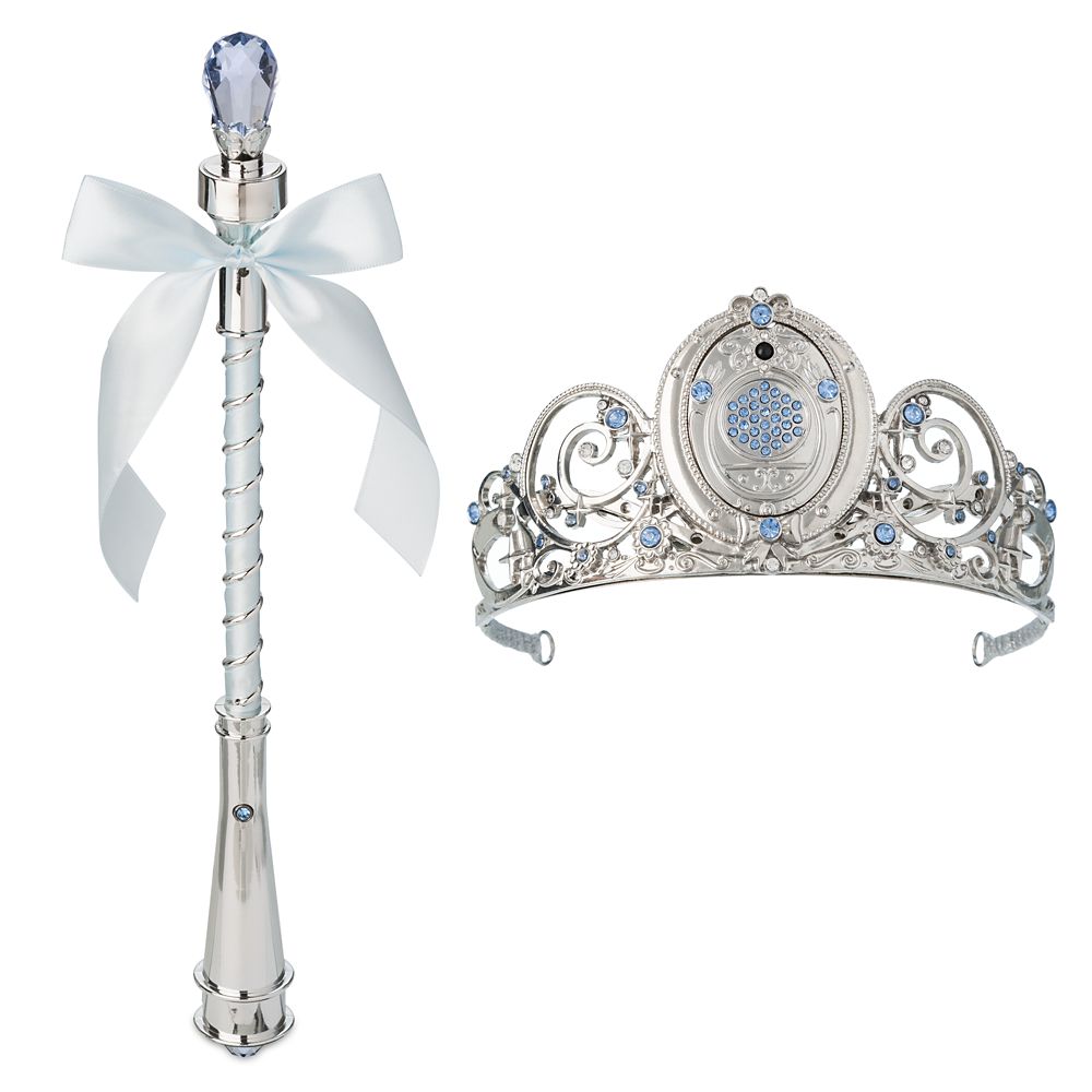 Disney Cinderella Light-Up Costume For Kids With Interactive Light-Up Wand And Tiara By A Leading Role
