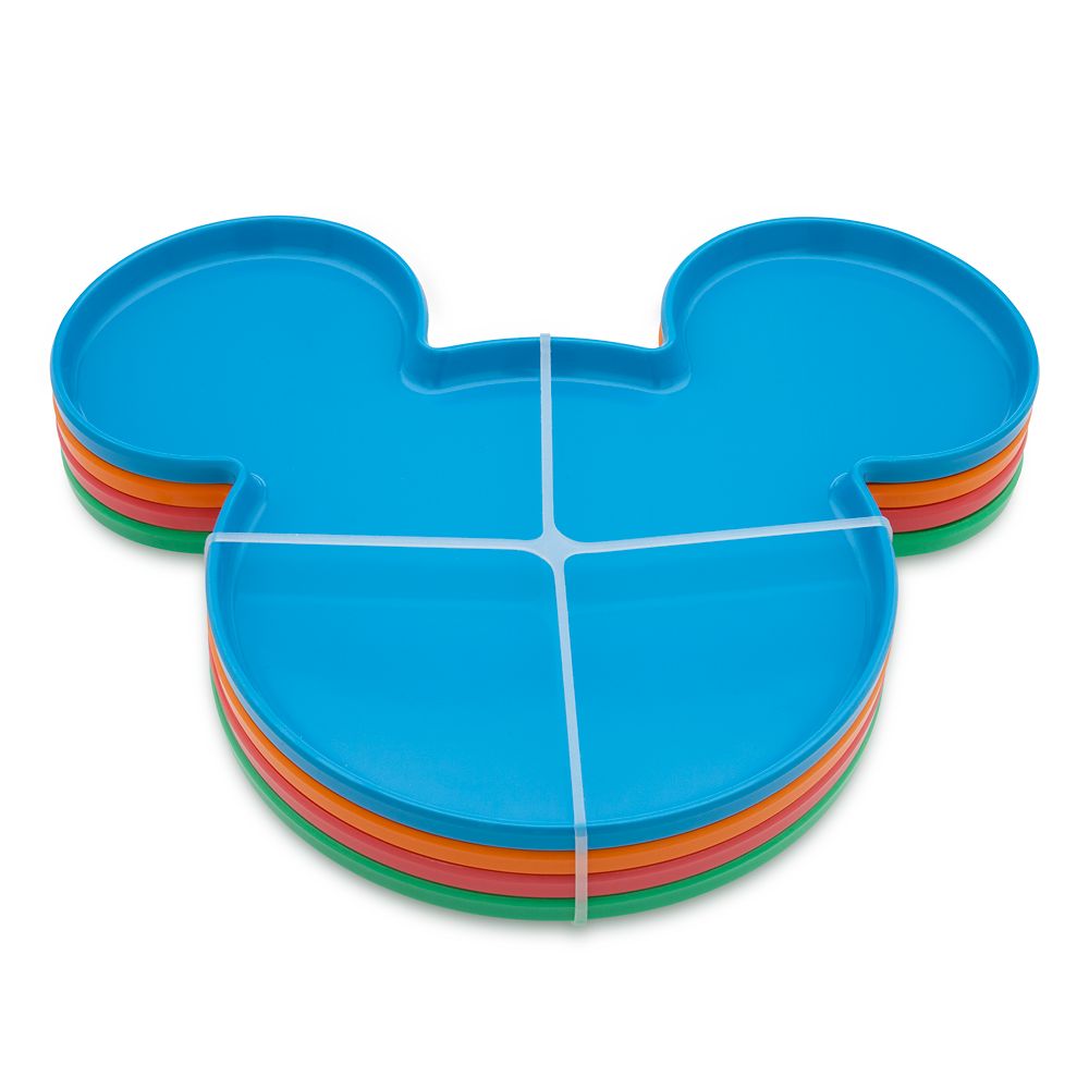 Disney Mickey Mouse Icon Melamine Plate Set