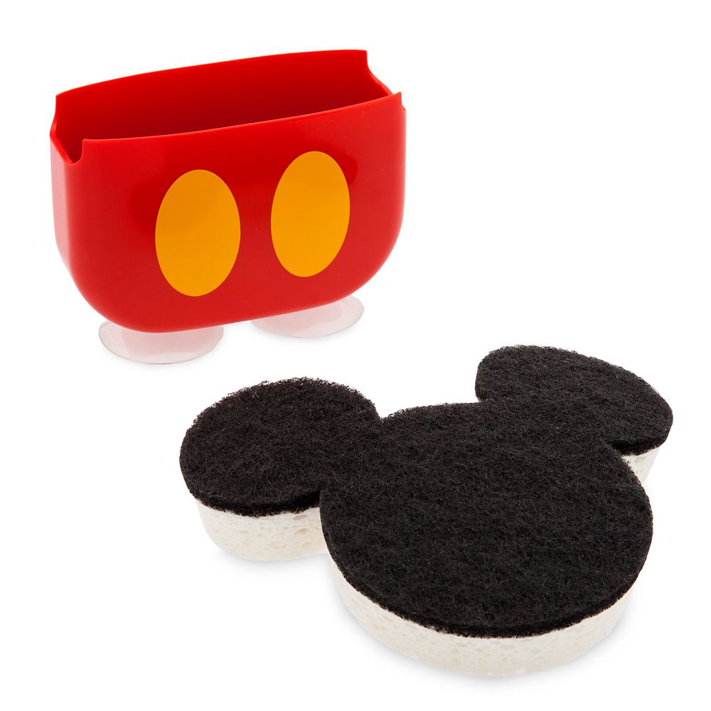 Disney Mickey Mouse Kitchen Sponge And Holder