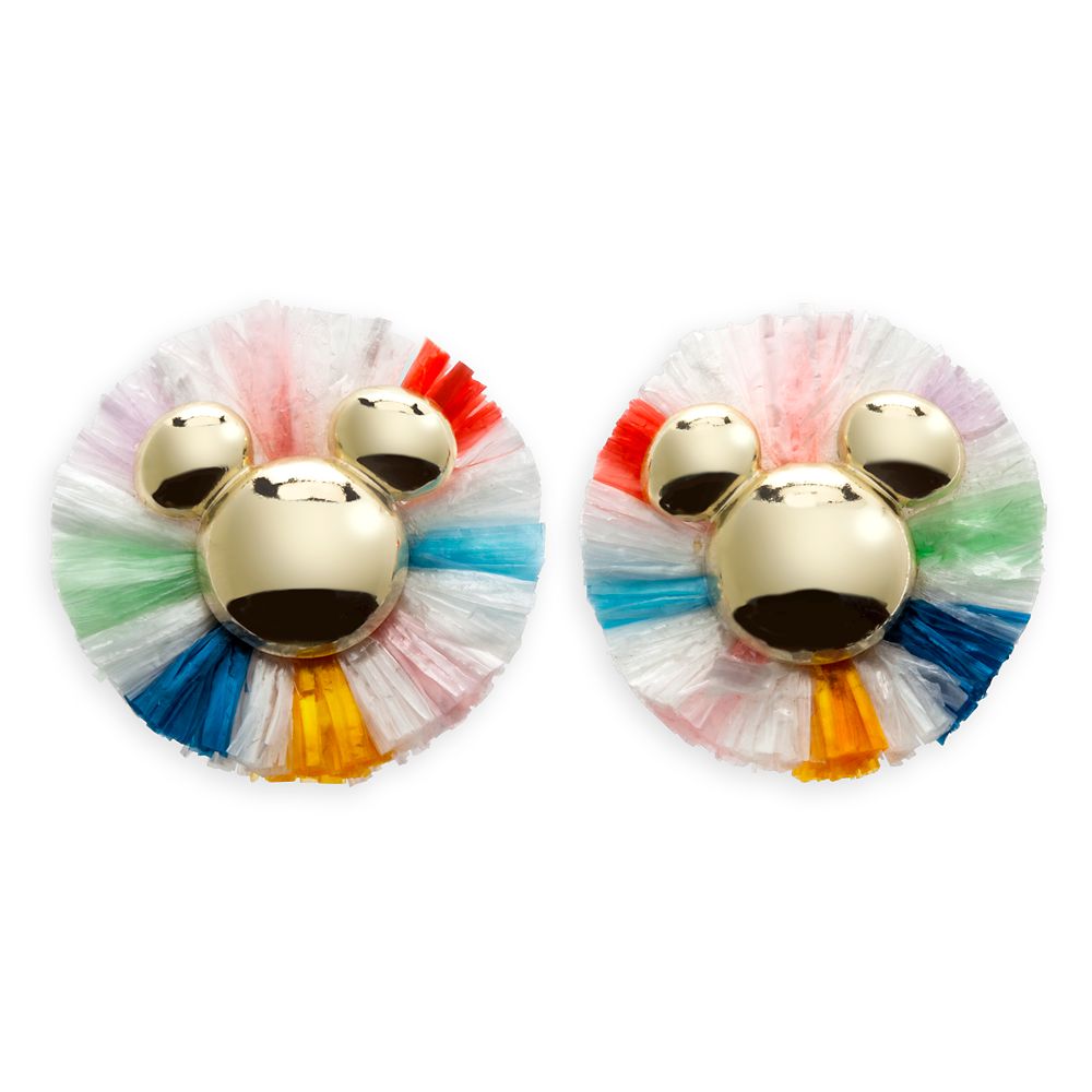 Disney Mickey Mouse Icon Raffia Earrings By BaubleBar