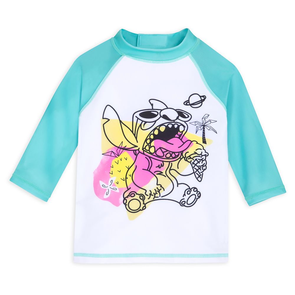 Disney Stitch Adaptive Rash Guard For Kids