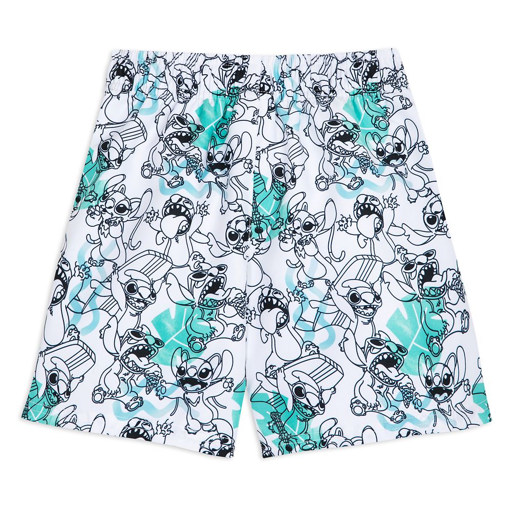 Disney Stitch Adaptive Swim Trunks For Kids