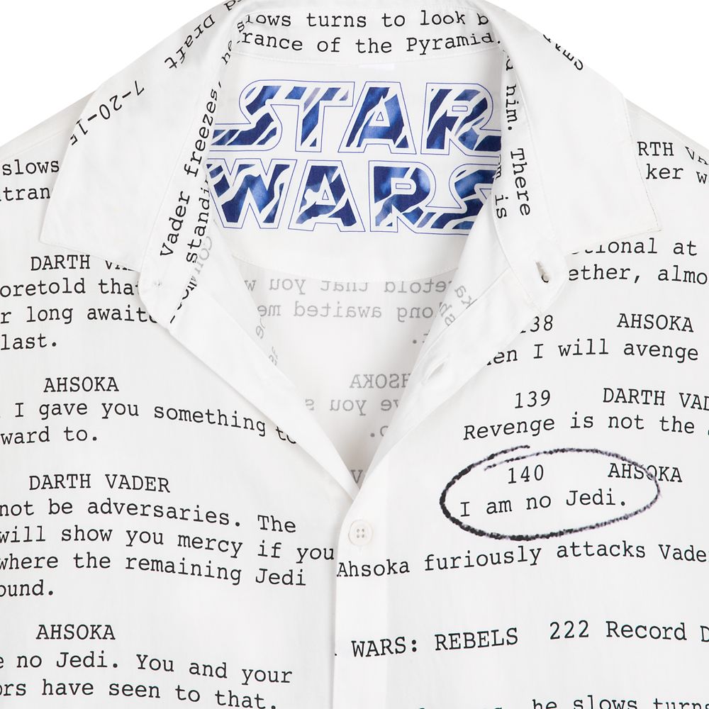 Disney Ahsoka Tano Woven Shirt For Adults By Ashley Eckstein – Star Wars