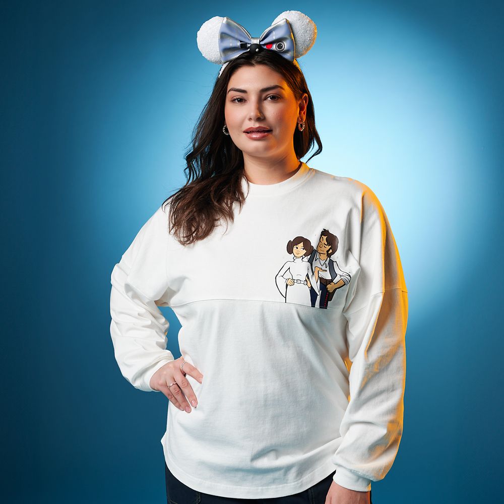 Disney Princess Leia And Han Solo ''I Love You'' Couples Spirit Jersey For Adults – Star Wars – White