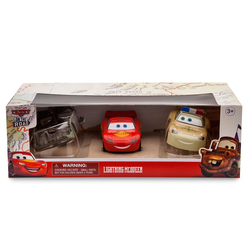 Disney Lightning McQueen Die Cast Set – Cars On The Road