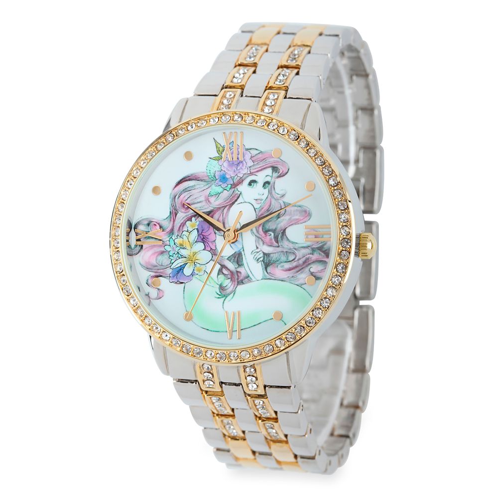 Disney Ariel Two-Tone Alloy Watch For Women – The Little Mermaid