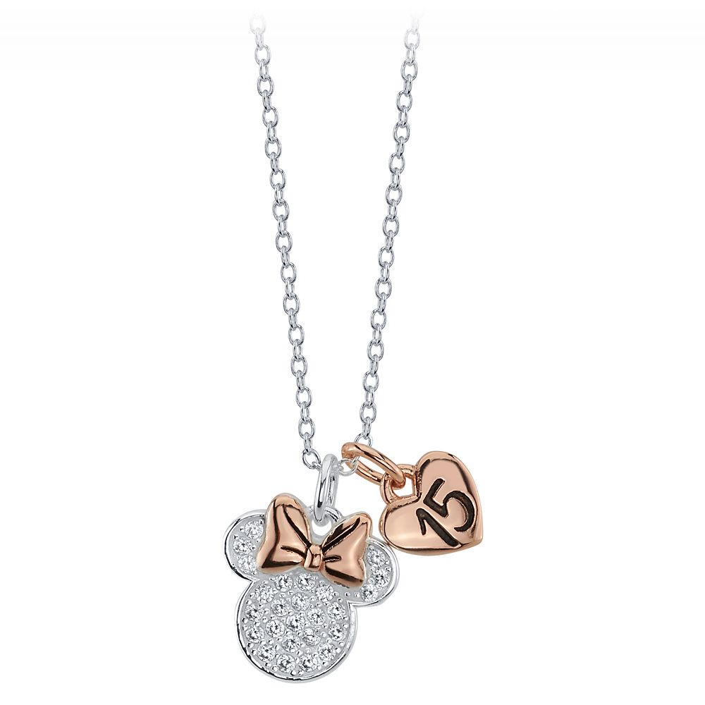 Disney Minnie Mouse Icon ''15'' Pendant Necklace