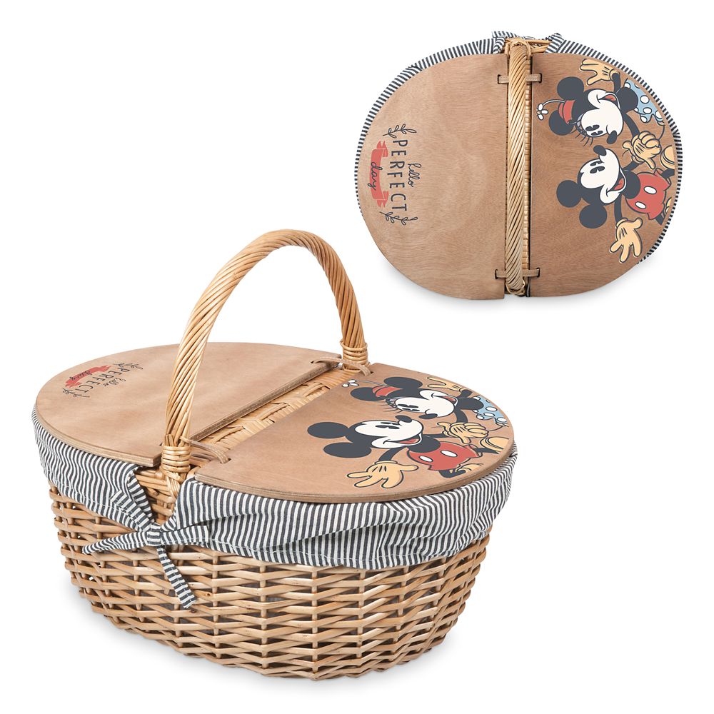 Disney Mickey And Minnie Mouse Picnic Basket