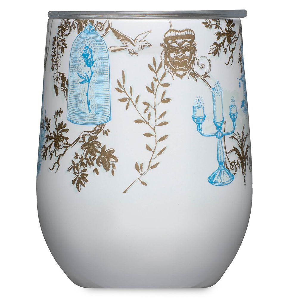 Disney Belle Stainless Steel Stemless Tumbler By Corkcicle – Beauty And The Beast