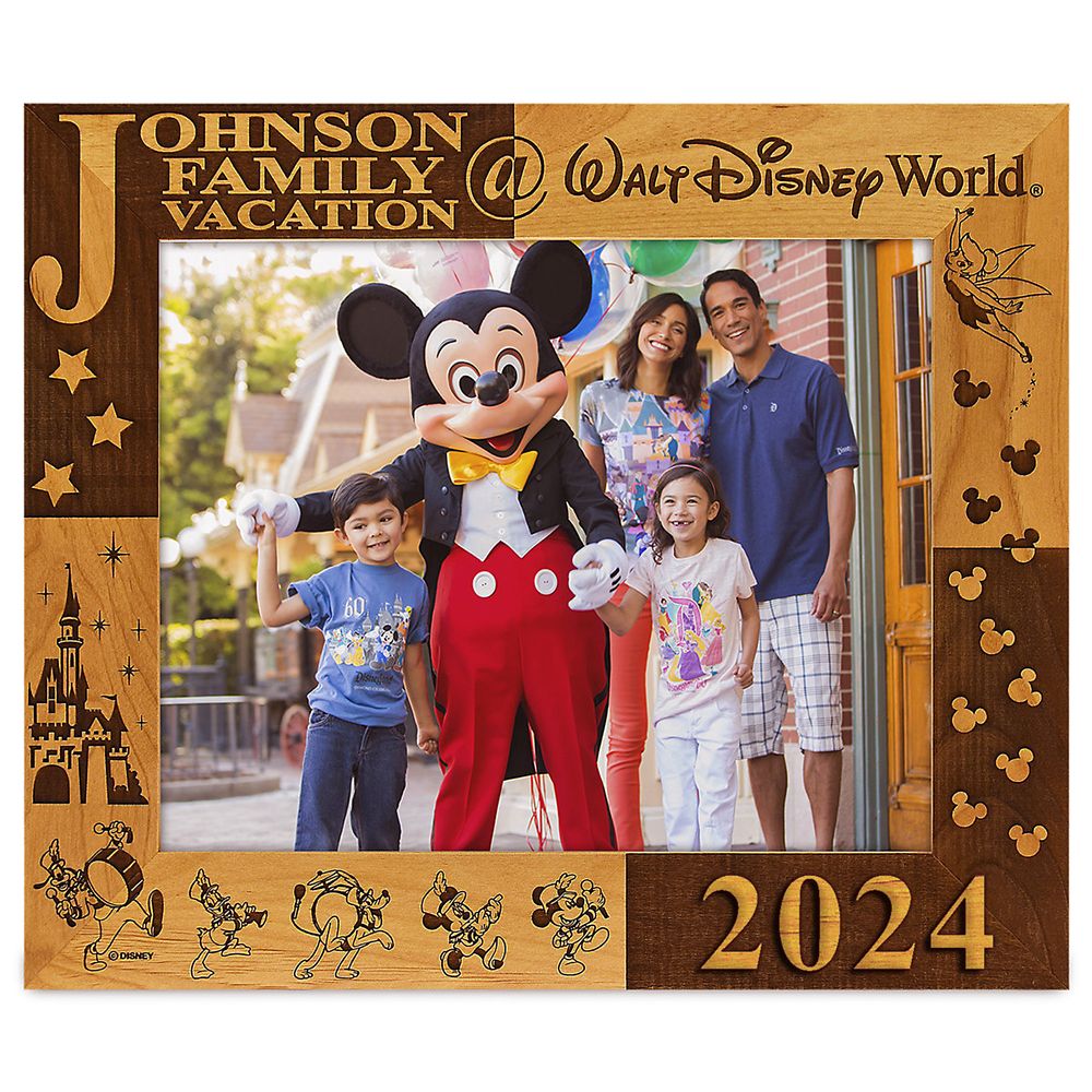 Walt Disney World 2024 Photo Frame By Arribas – 8'' X 10'' – Personalized