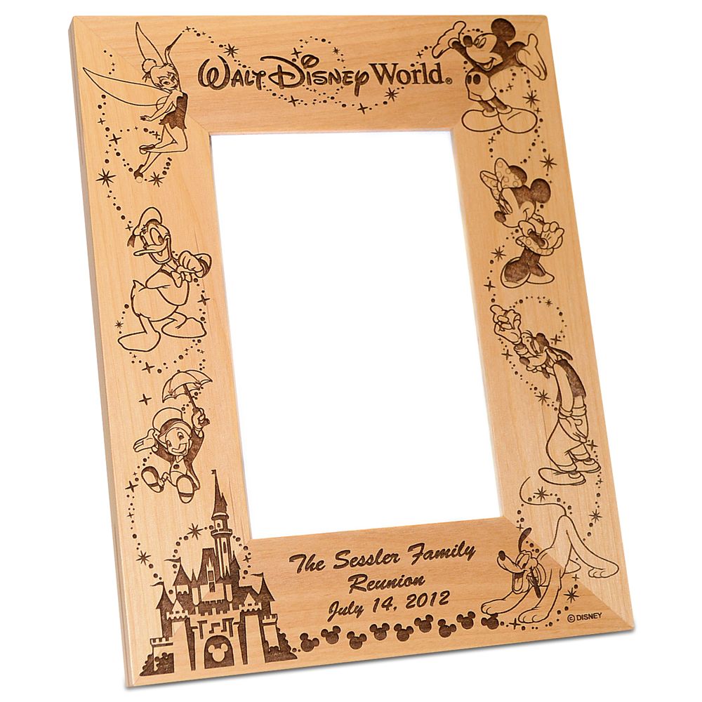 Walt Disney World Cinderella Castle Photo Frame By Arribas – Personalizable