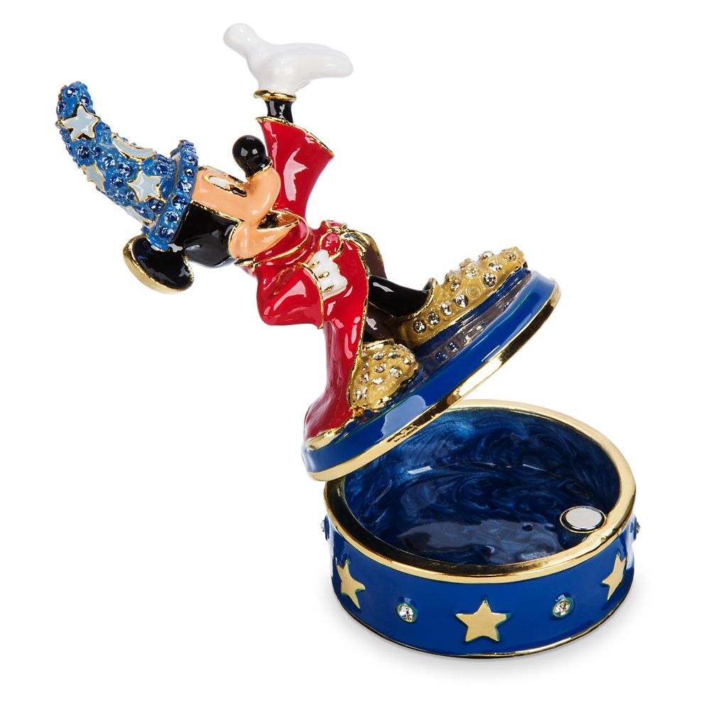 Disney Sorcerer Mickey Mouse Trinket Box By Arribas Brothers