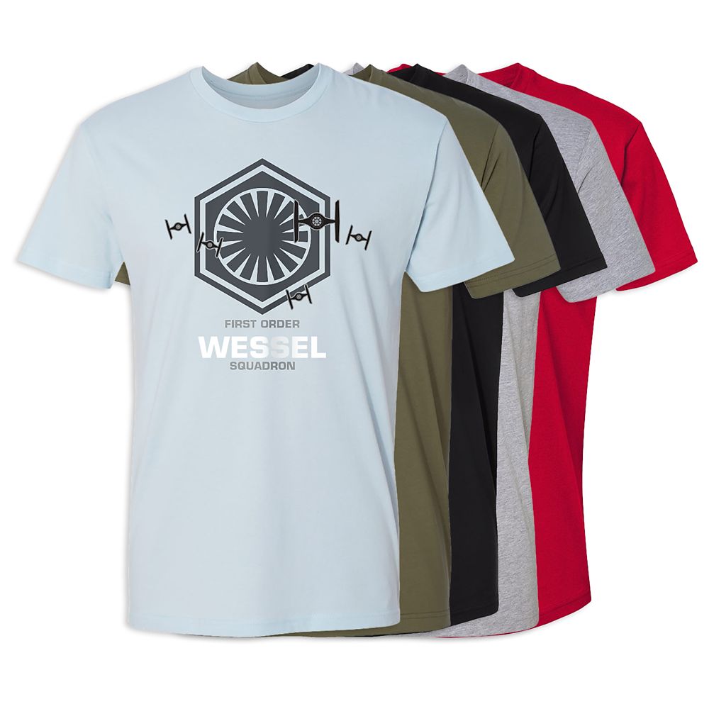 Disney Adults' Star Wars First Order Squadron T-Shirt – Customized