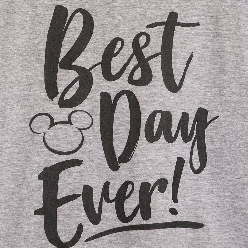 Disney Mickey Mouse Icon ''Best Day Ever'' T-Shirt For Adults