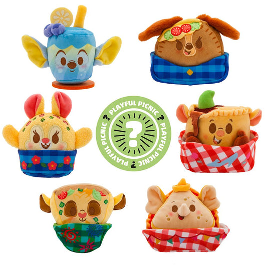  Disney Munchlings Mystery Plush – Playful Picnic – Micro 4 1/3''