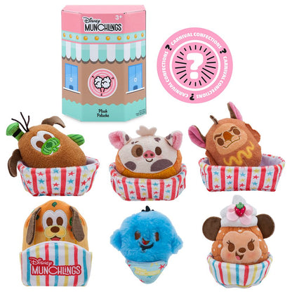  Disney Munchlings Mystery Plush – Carnival Confections – Micro 4 3/4''
