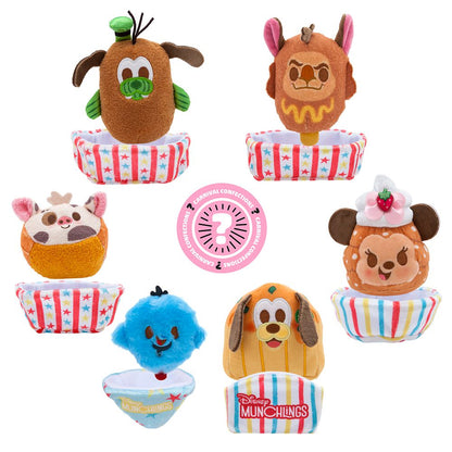  Disney Munchlings Mystery Plush – Carnival Confections – Micro 4 3/4''