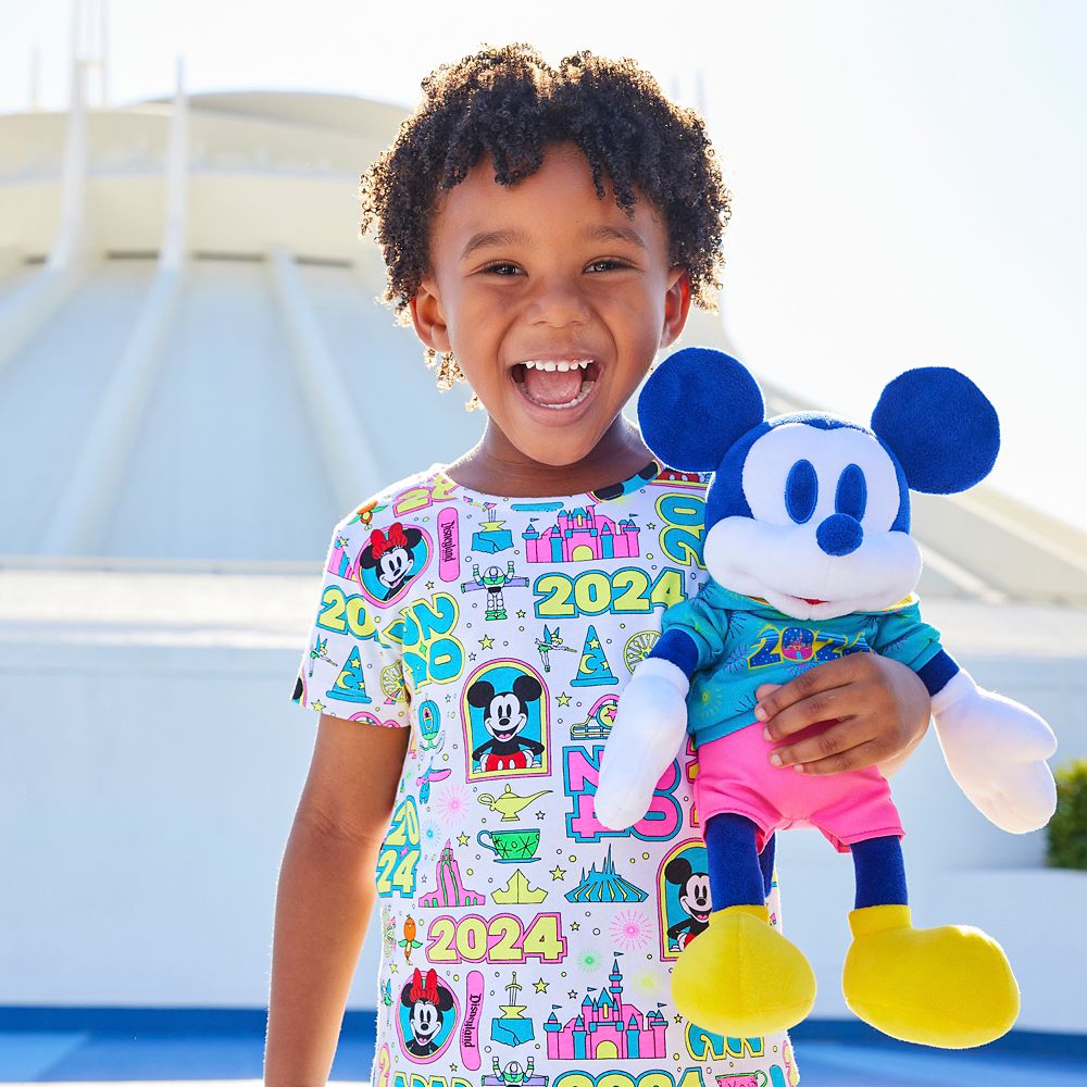  Mickey Mouse Plush – Disneyland 2024 – Small 12''