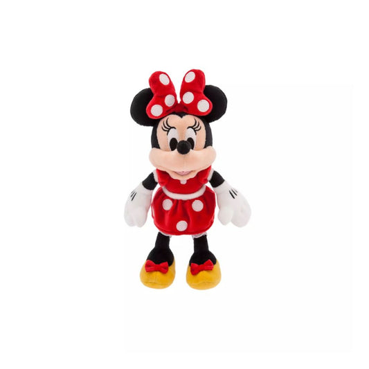 Disney Minnie Mouse Plush – Red – Mini Bean Bag – 8 1/4''