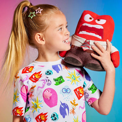 Disney Anger Plush – Inside Out 2 – Small 9 1/2''