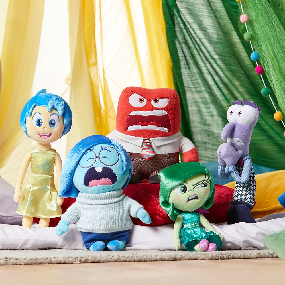 Disney Fear Plush – Inside Out 2 – Small 12 3/4''
