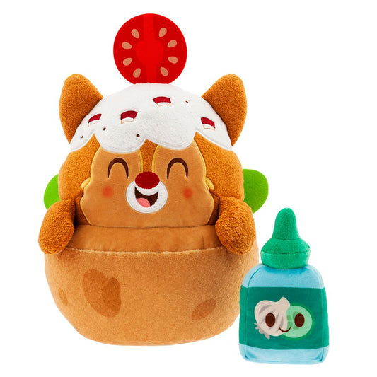  Dale Falafel Pita Pocket Disney Munchlings Plush – Street Food – Medium 15 3/4''