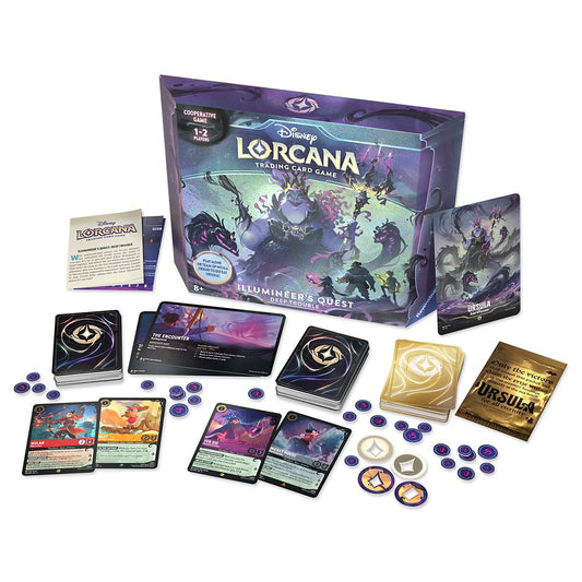  Disney Lorcana Trading Card Game By Ravensburger – Ursula's Return – Illumineer's Quest – Deep Trouble