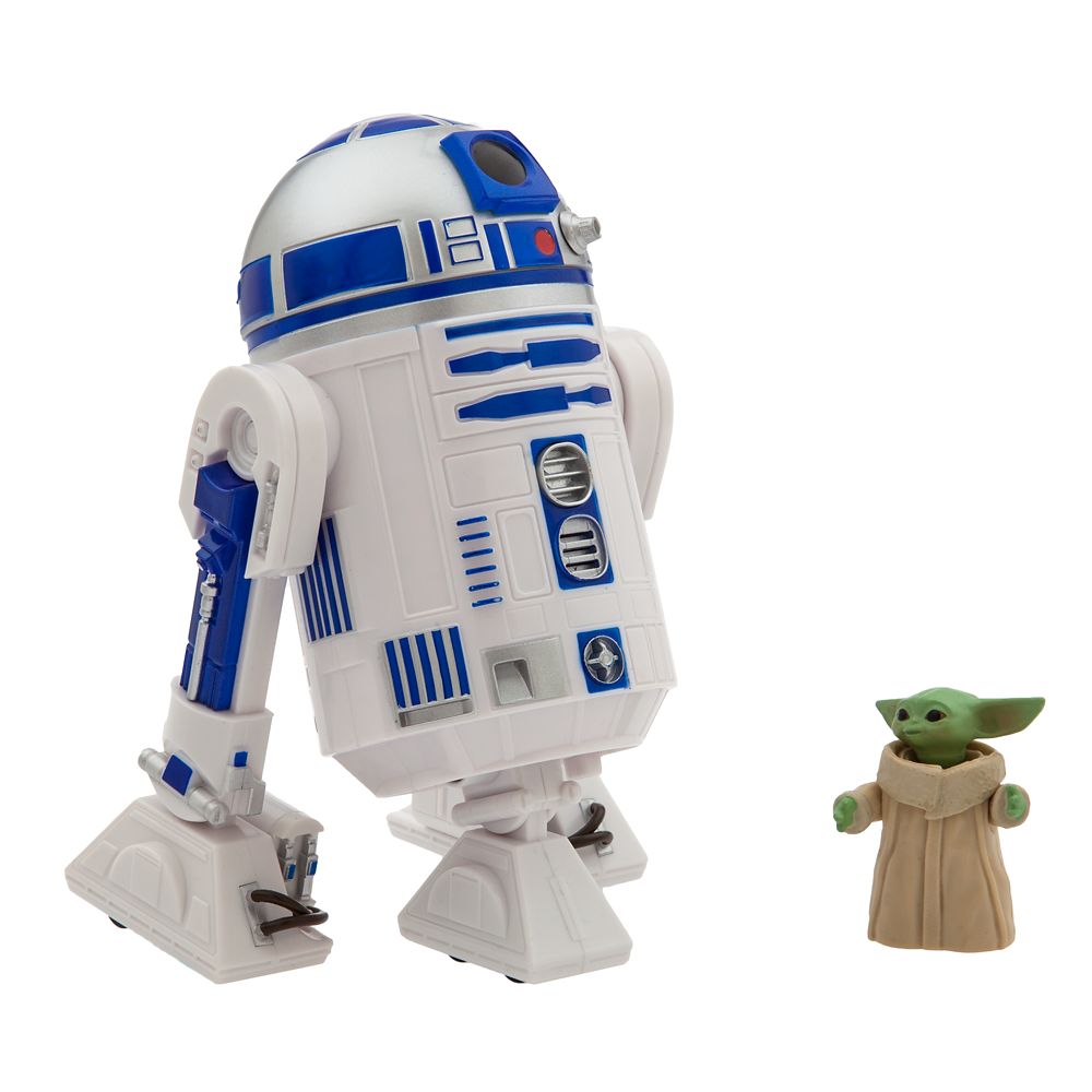 Disney Luke Skywalker, R2-D2 And Grogu Talking Action Figure Set – Star Wars Power Force – 10'' H