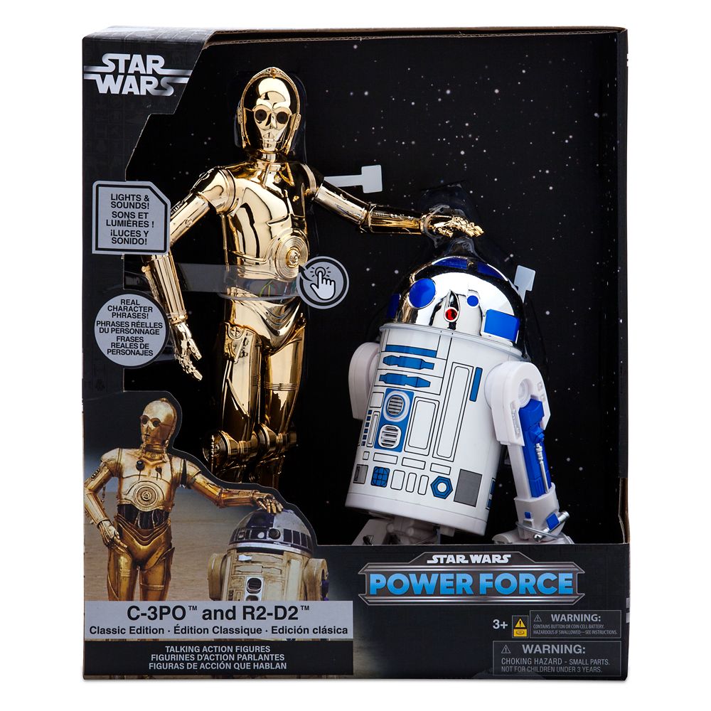 Disney C-3PO And R2-D2 Talking Action Figure Set – Classic Edition – Star Wars