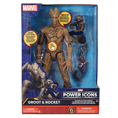 Disney Groot & Rocket Talking Action Figure Set – Guardians Of The Galaxy Vol. 3