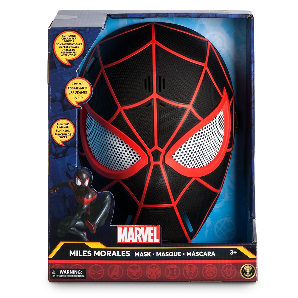 Disney Miles Morales Light-Up Mask – Spider-Man: Across The Spider-Verse