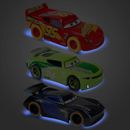 Disney Cars Light-Up Pullback Die Cast Set