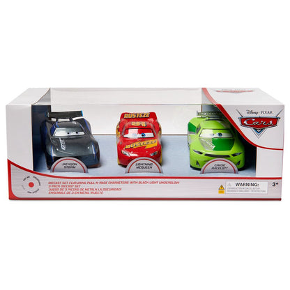 Disney Cars Light-Up Pullback Die Cast Set