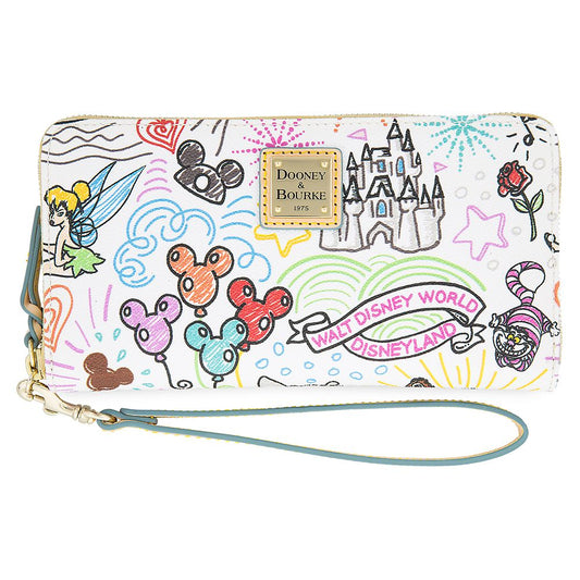  Disney Sketch Wallet By Dooney & Bourke