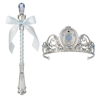 Disney Cinderella Light-Up Costume For Kids With Interactive Light-Up Wand And Tiara By A Leading Role