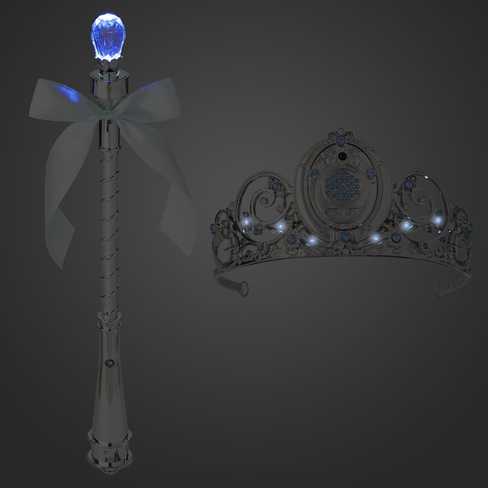 Disney Cinderella Light-Up Costume For Kids With Interactive Light-Up Wand And Tiara By A Leading Role