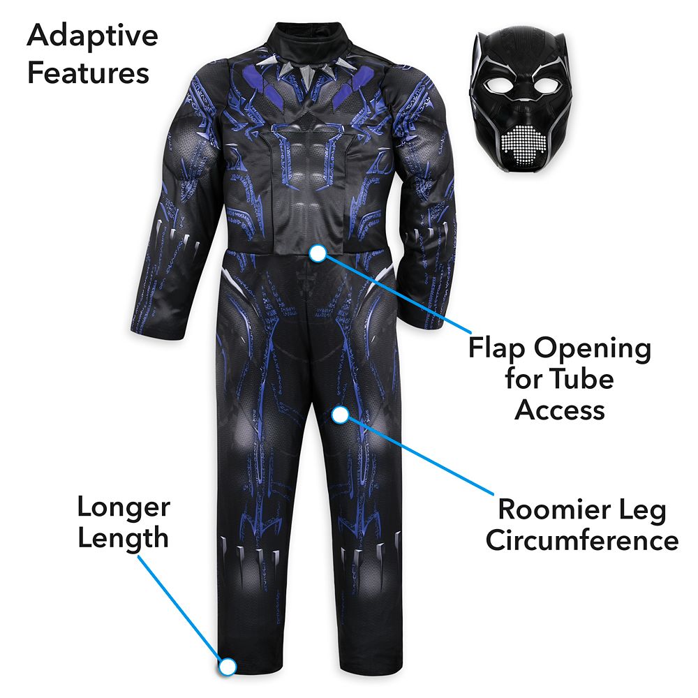Disney Black Panther Light-Up Adaptive Costume For Kids