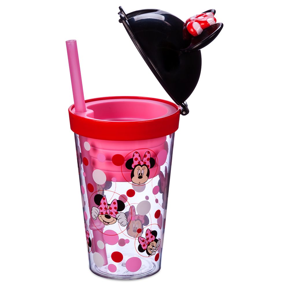 Disney Minnie Mouse Tumbler With Snack Cup And Straw