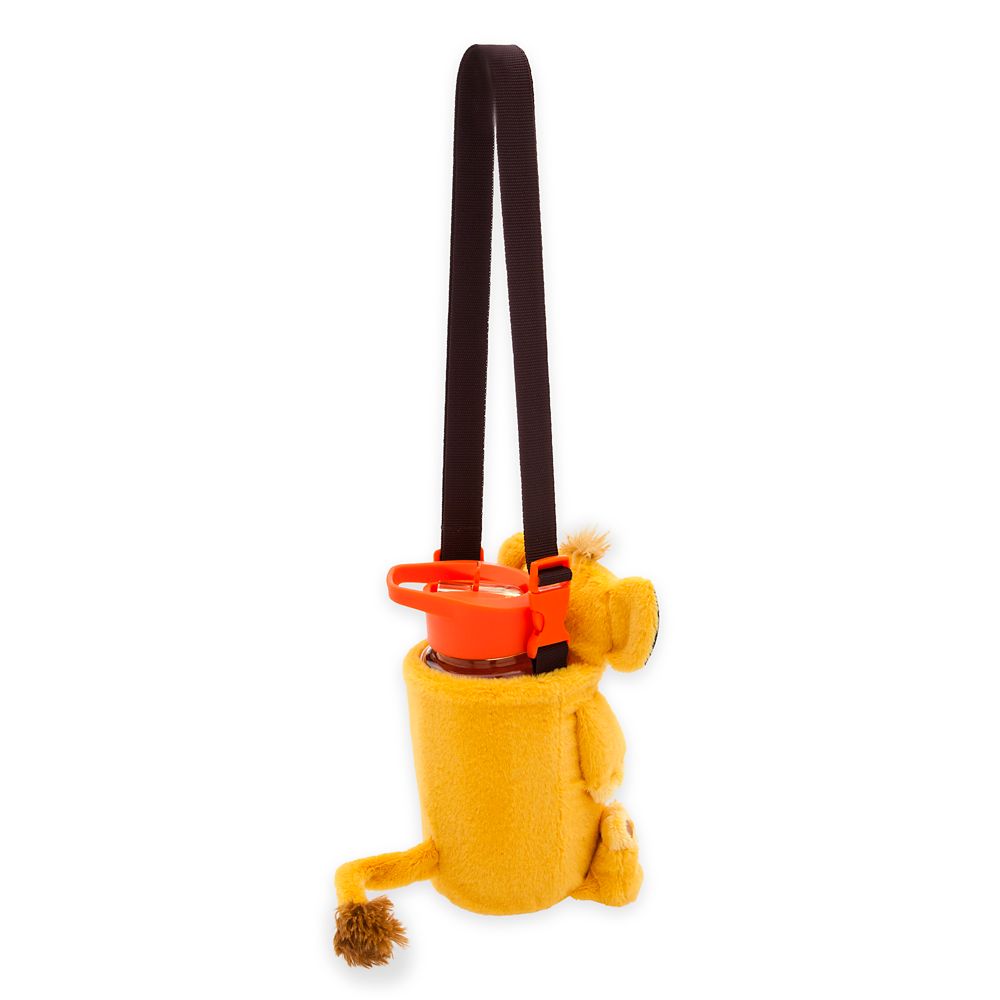 Disney Simba Water Bottle With Plush Crossbody Carrier – The Lion King 30th Anniversary