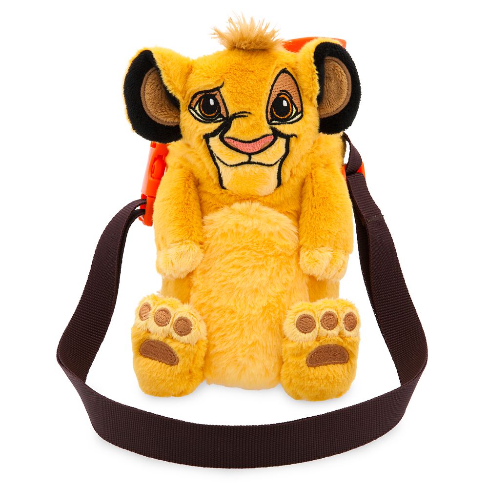 Disney Simba Water Bottle With Plush Crossbody Carrier – The Lion King 30th Anniversary