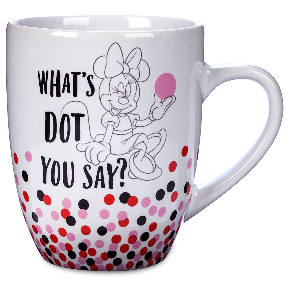Disney Minnie Mouse ''What's Dot You Say?'' Mug