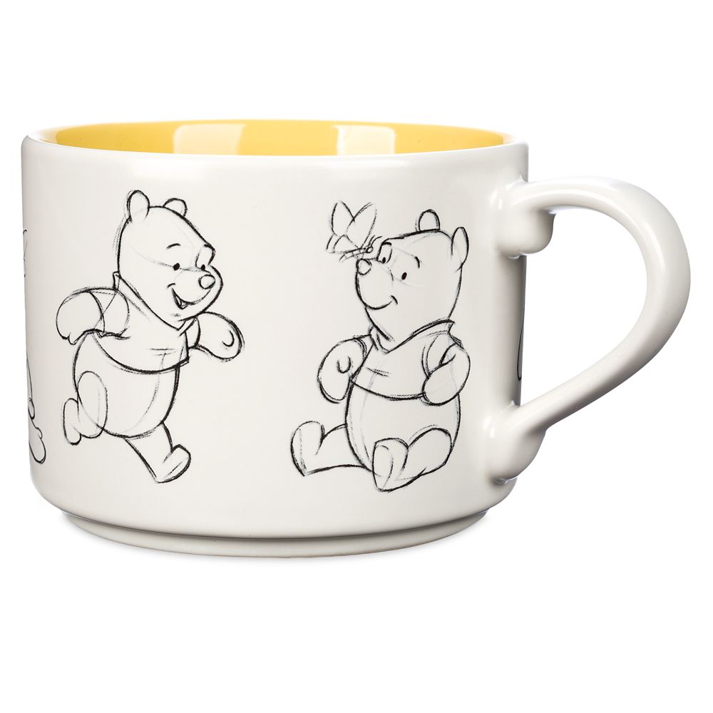 Disney Winnie The Pooh Animation Sketch Mug