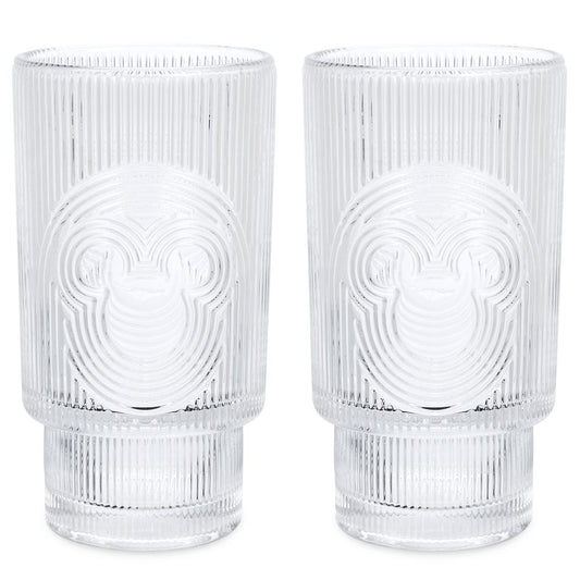 Disney Mickey Mouse Icon Crystal Glass Set – Mickey Mouse Home Collection