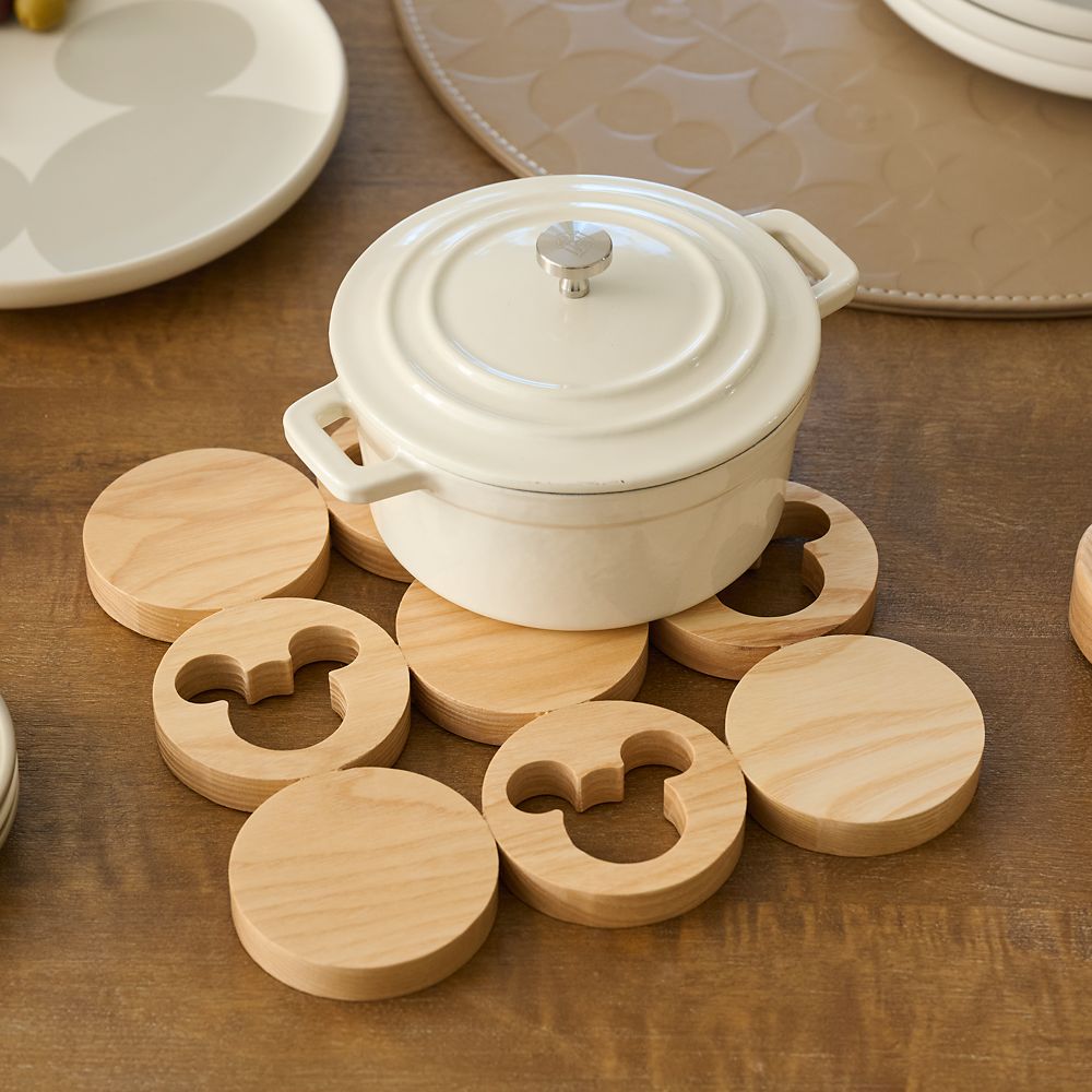 Disney Mickey Mouse Icon Wood Trivet – Mickey Mouse Home Collection