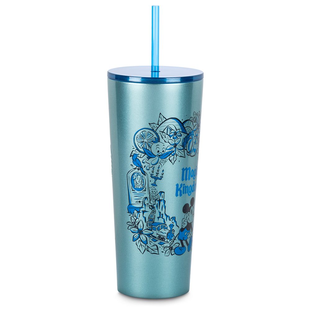 Disney Magic Kingdom Stainless Steel Starbucks® Tumbler With Straw